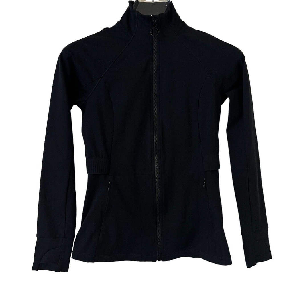 Fabletics Women's Black Trinity Performance Jacke… - image 4